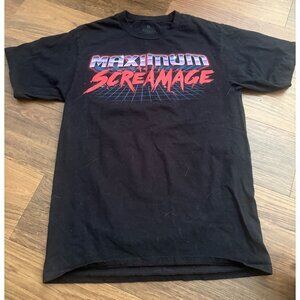 Universal Studios Halloween Horror Night Crew Neck Black SS T-Shirt Men's Sz S
